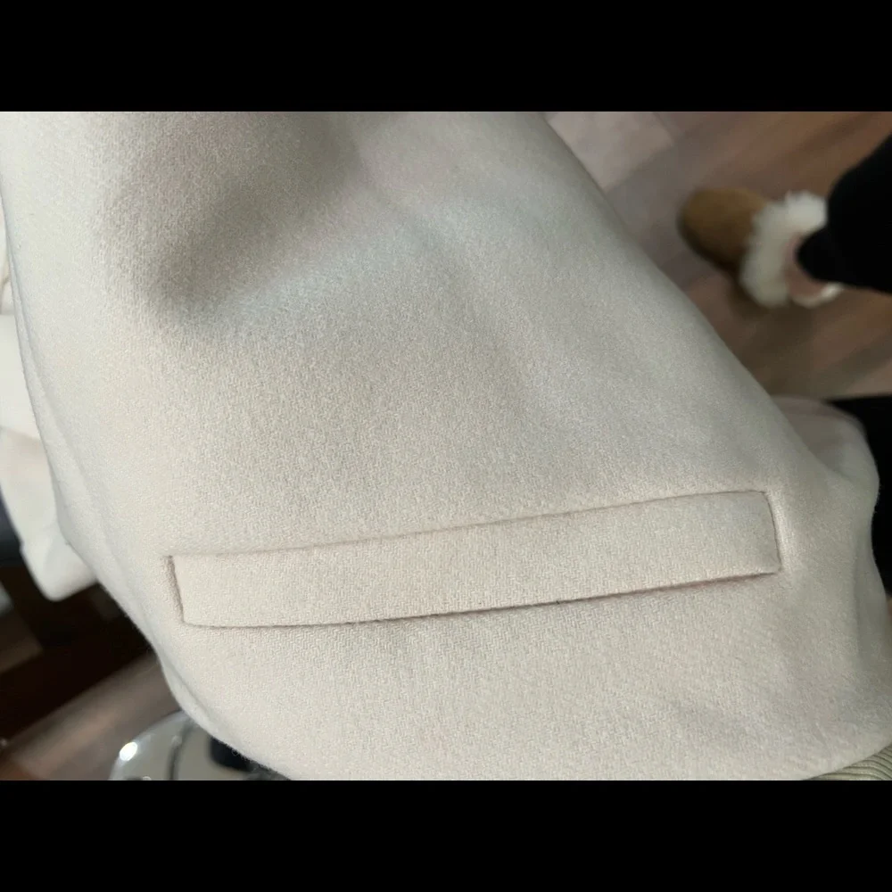 Weekend Max Mara Wool Cream Coat - Picture 3 of 14